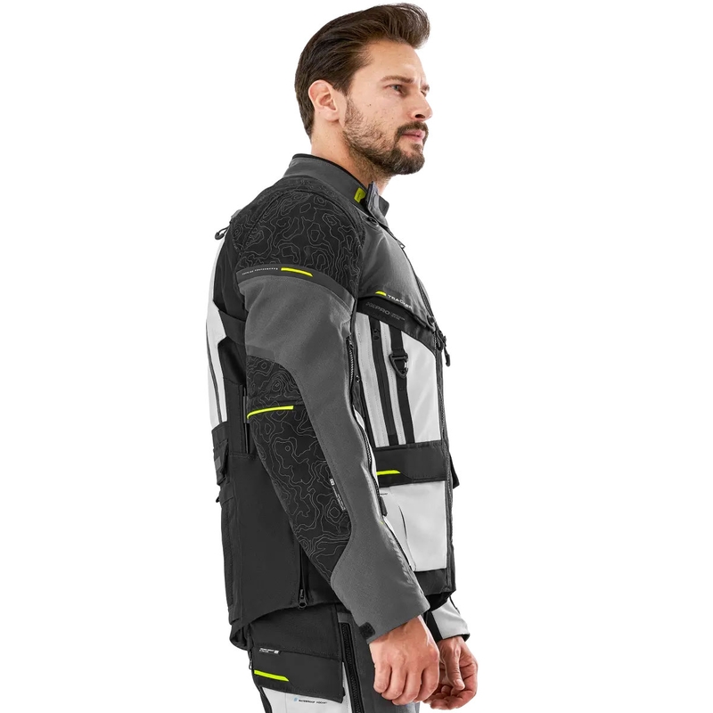 Bunda na motorku Shima Tracker sivá