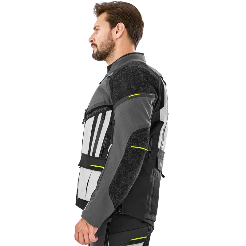 Bunda na motorku Shima Tracker sivá