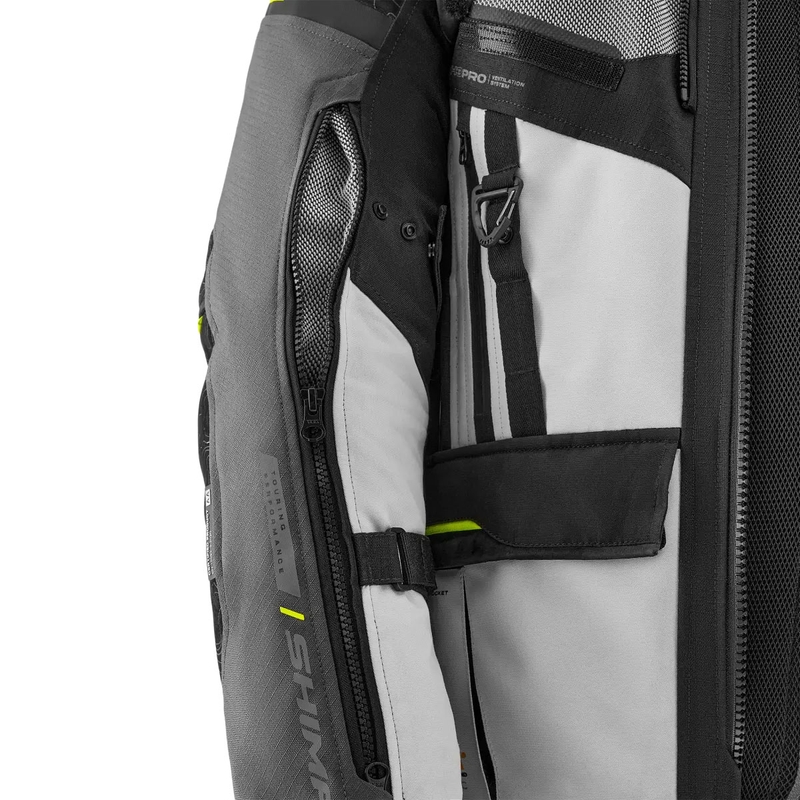 Bunda na motorku Shima Tracker sivá