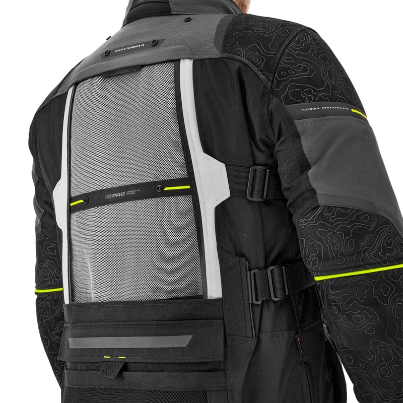 Bunda na motorku Shima Tracker sivá