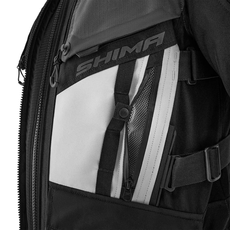 Bunda na motorku Shima Tracker sivá