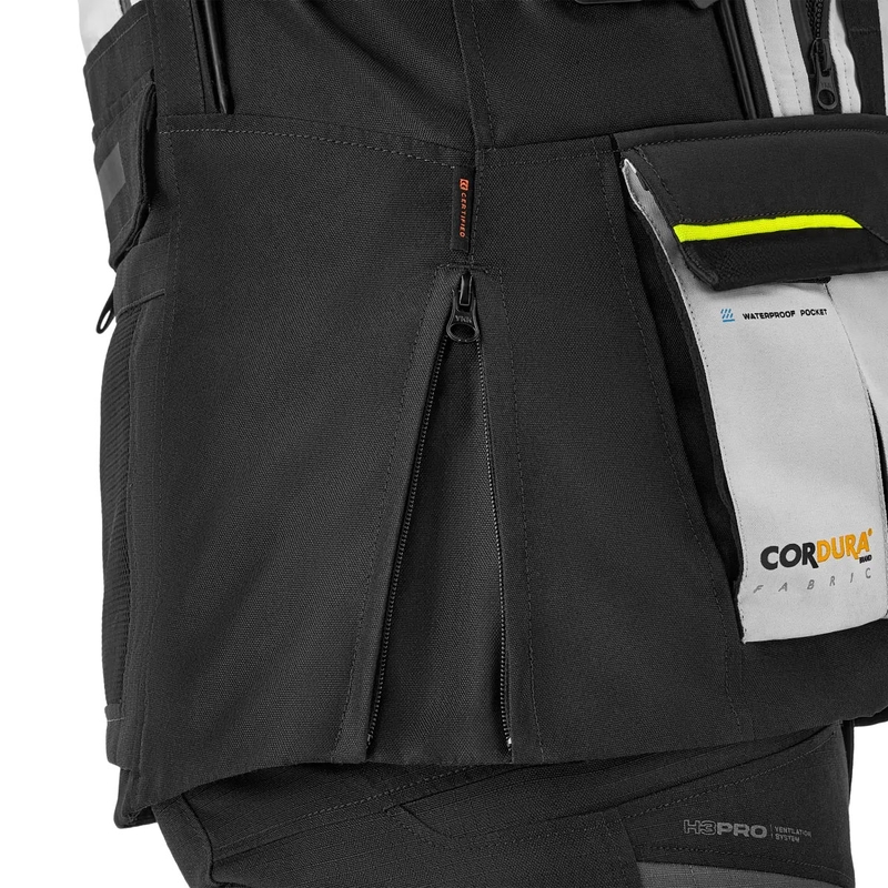 Bunda na motorku Shima Tracker sivá