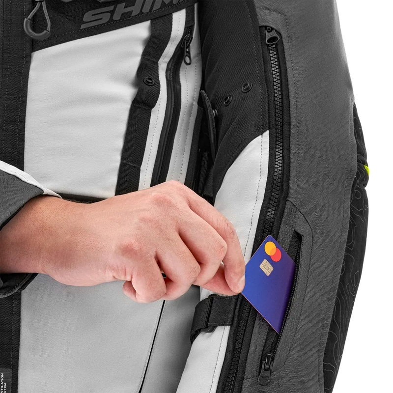 Bunda na motorku Shima Tracker sivá