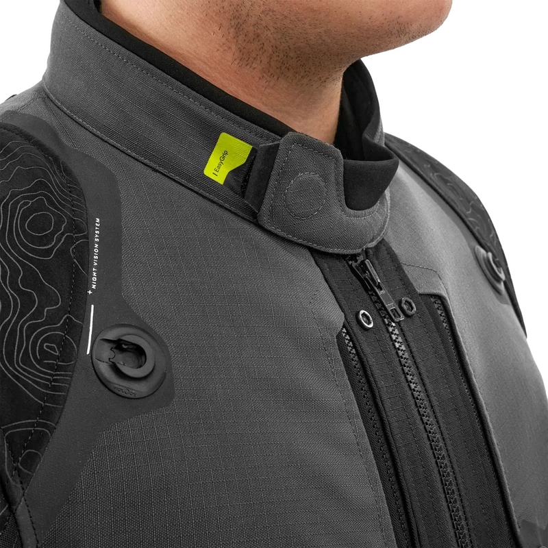 Bunda na motorku Shima Tracker sivá