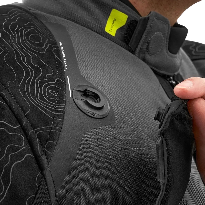 Bunda na motorku Shima Tracker sivá