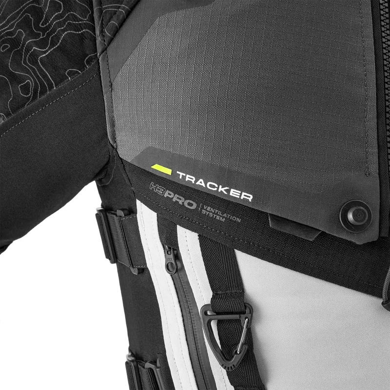 Bunda na motorku Shima Tracker sivá