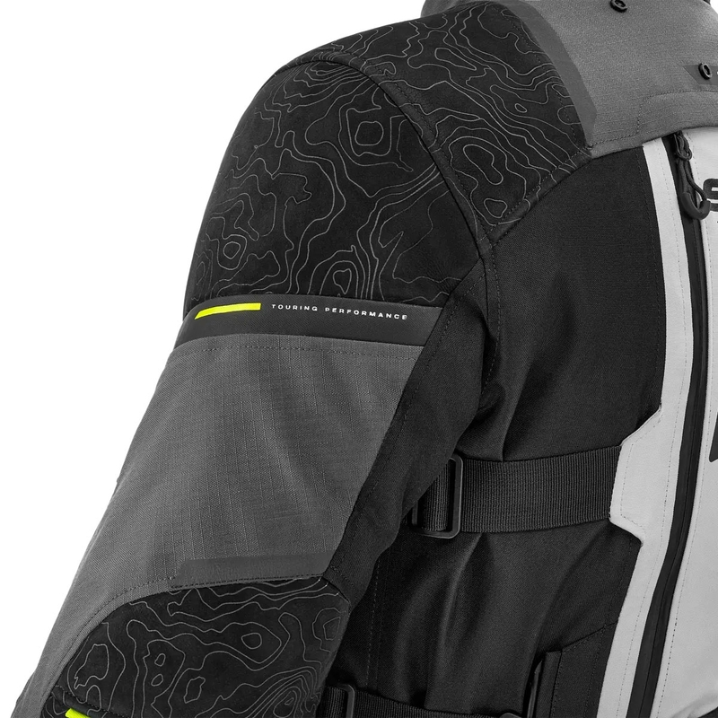 Bunda na motorku Shima Tracker sivá