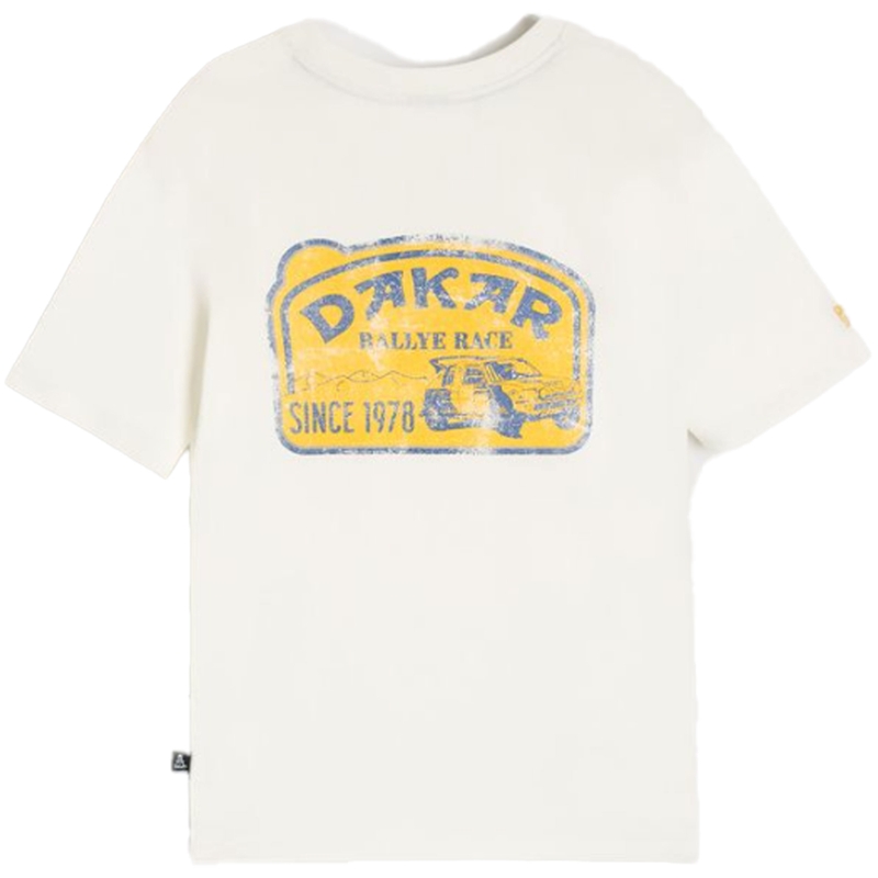 Tričko Dakar Vint B biele
