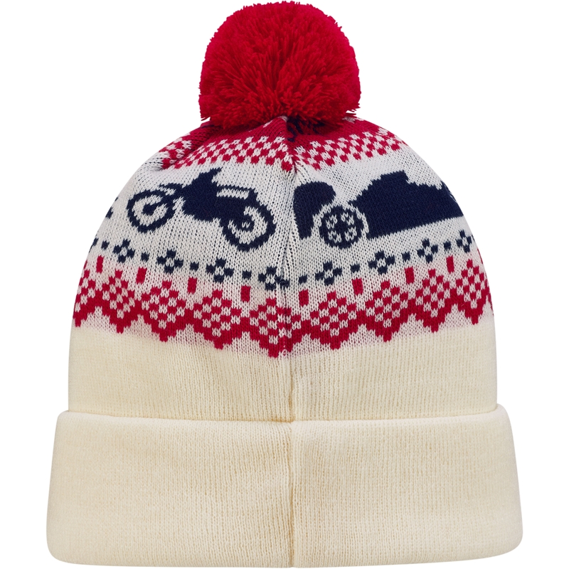 Čiapka Red Bull XMAS Beanie bielo-červená