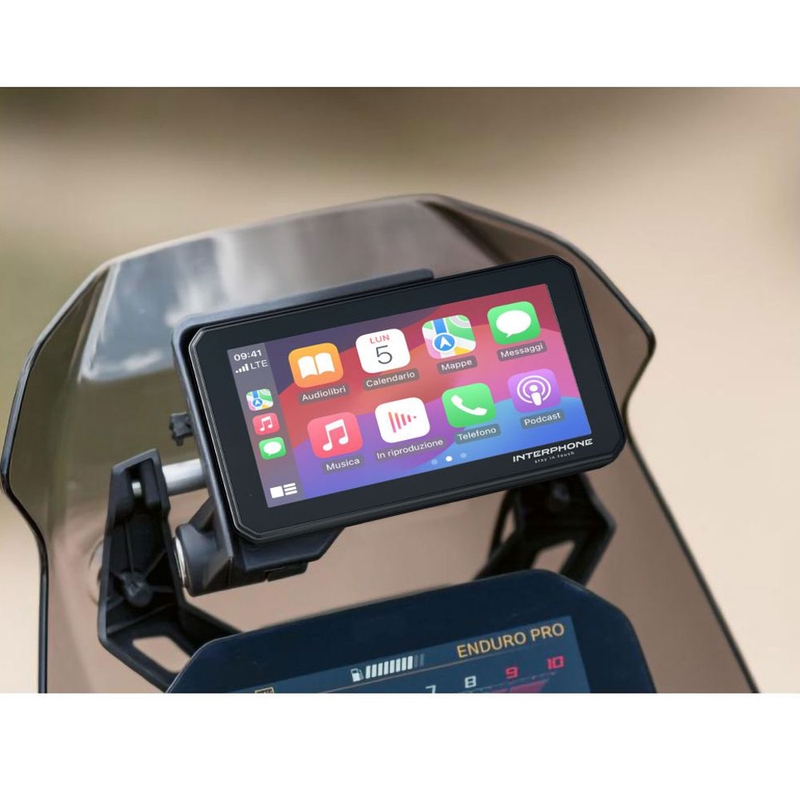 Displej Interphone BMW Apple CarPlay a Android Auto pre motocykle
