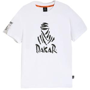 Tričko Dakar DES LOGO25 biele