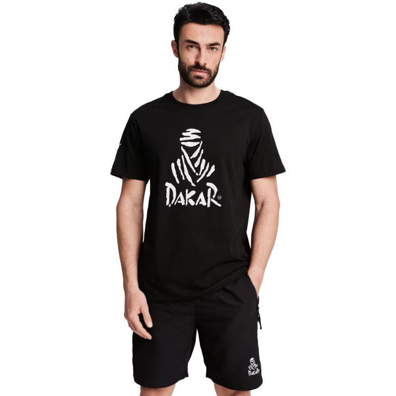 Tričko Dakar DES LOGO25 čierne