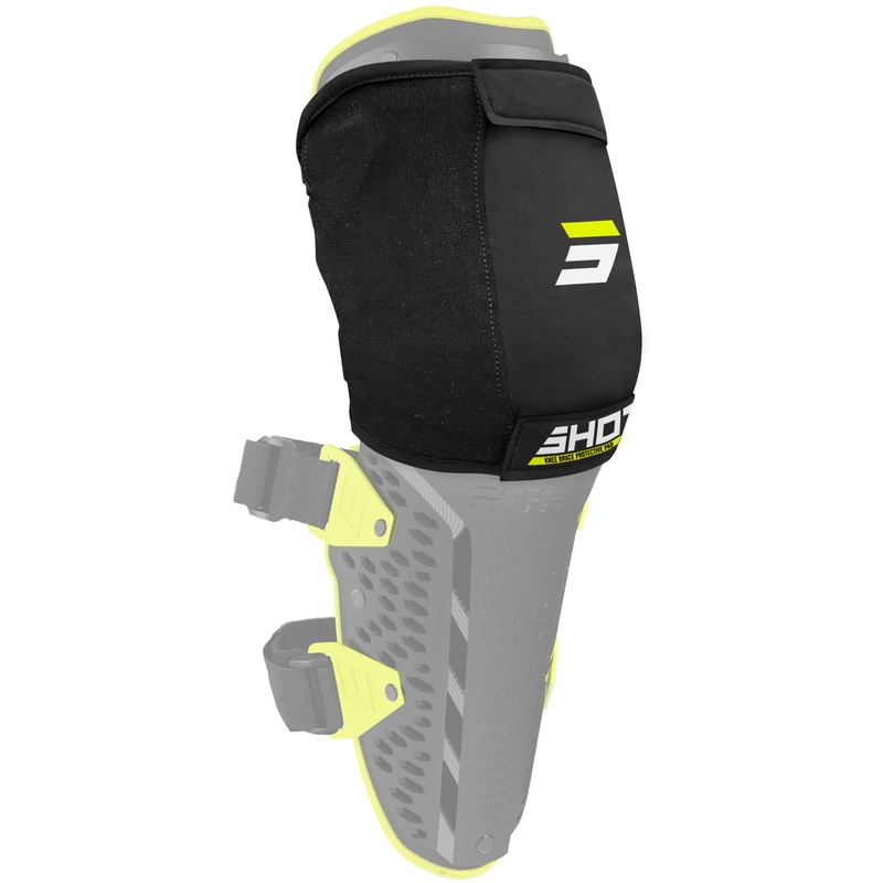 Chránič kolien Shot Unpeak čierno-fluo žltý