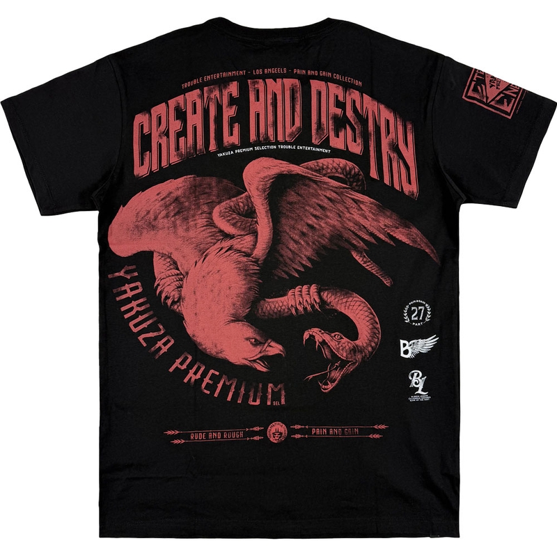 Tričko Yakuza Premium 3905 čierne