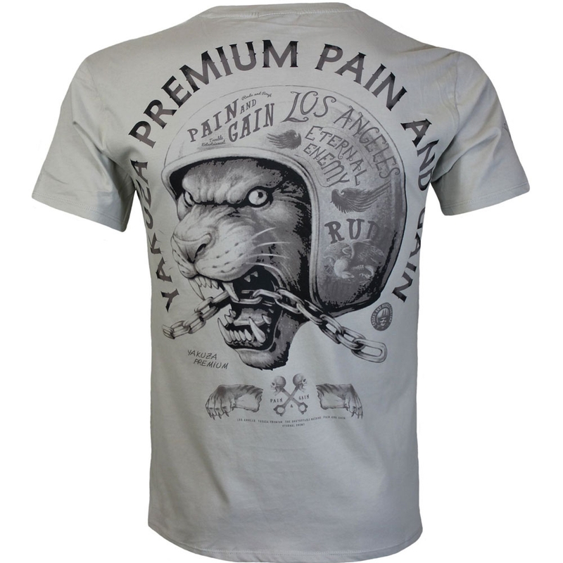 Tričko Yakuza Premium 3919 sivé