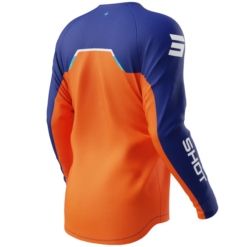 Detský motokrosový dres Shot Draw Daytona oranžový
