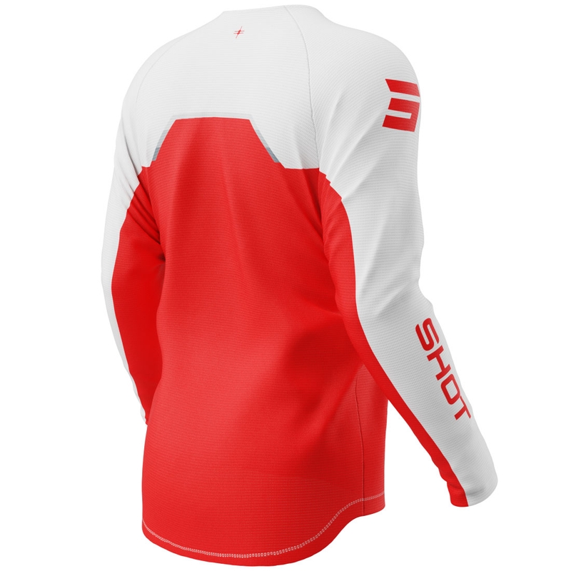 Detský motokrosový dres Shot Draw Daytona červený