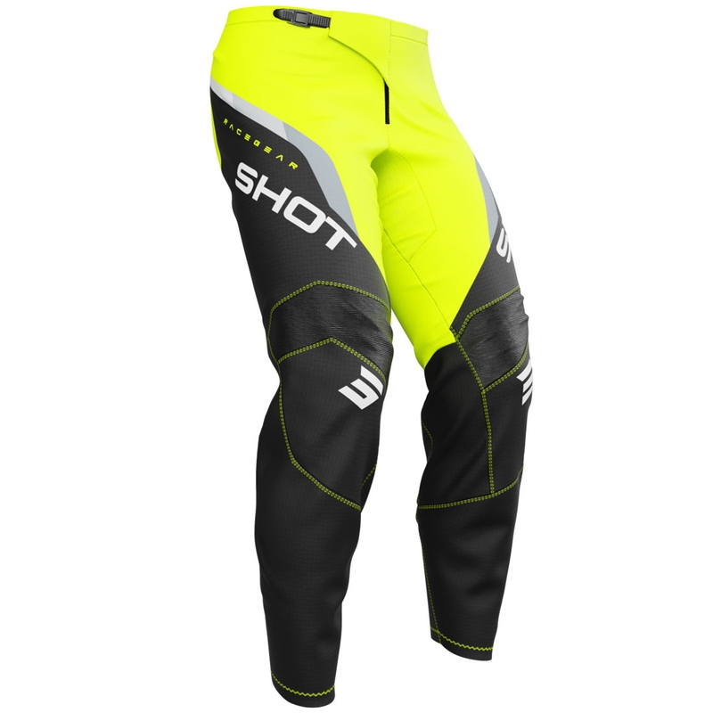 Detské motokrosové nohavice Shot Draw Daytona fluorescenčno žlté