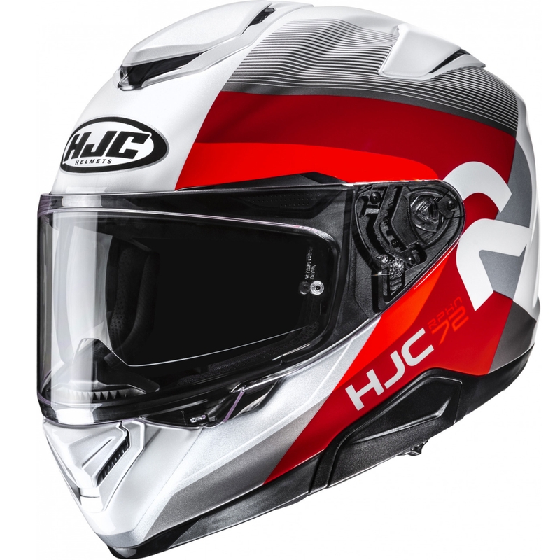 Integrálna helma na motorku HJC RPHA 72 Phyta MC1 šedo-bielo-červená