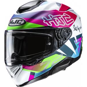 Integrálna helma na motorku HJC RPHA 72 Goldy MC84SF multicolor