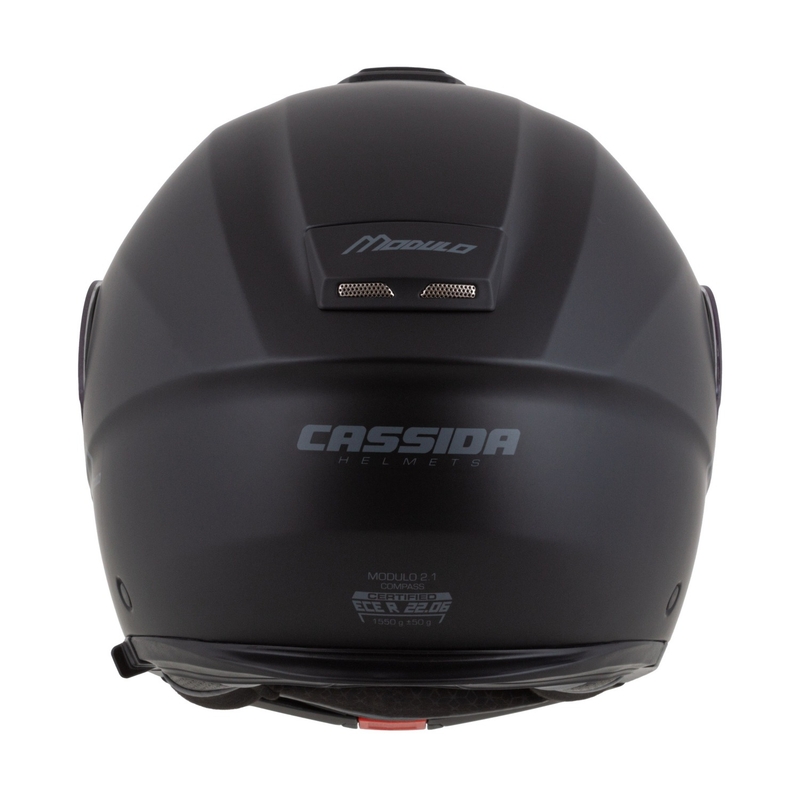 Výklopná prilba na motorku Cassida Modulo 2.1 Compass matná čierno-sivá
