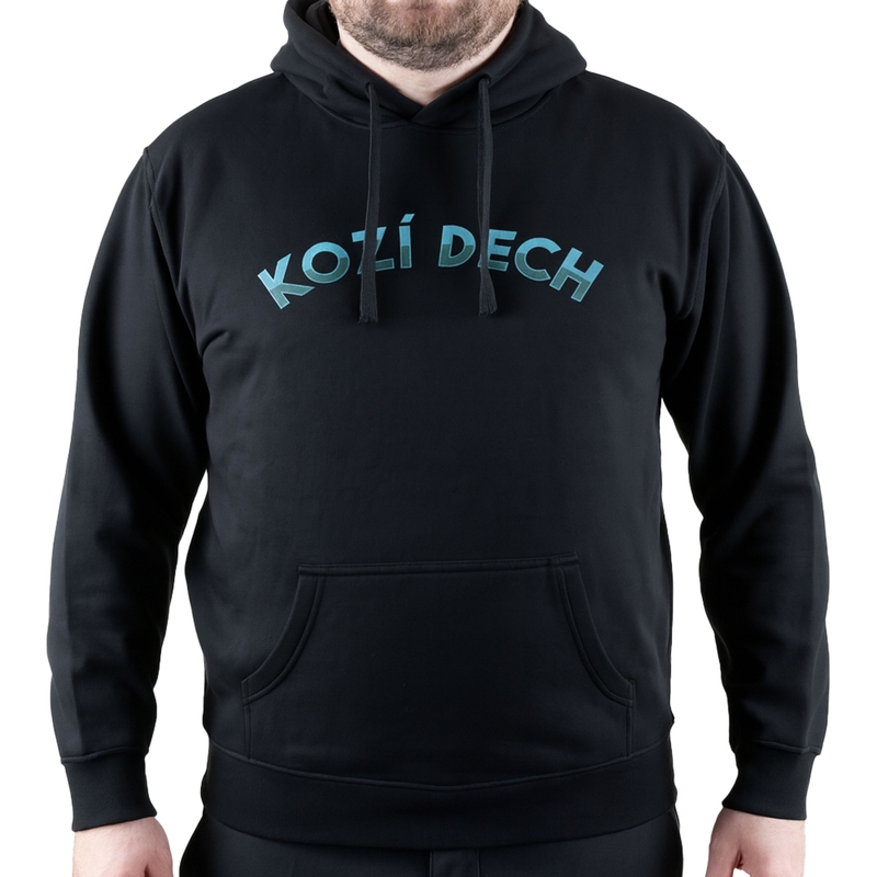 Mikina Black Heart Kozí dech čierna