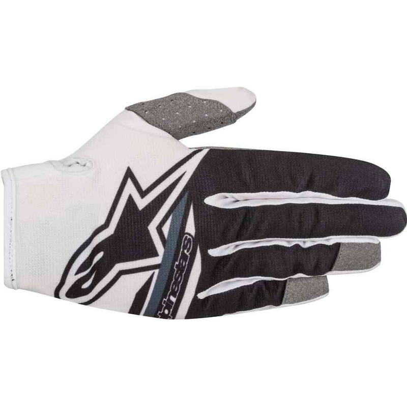 Rukavice na motocykel Alpinestars Radar Flight čierno-biele