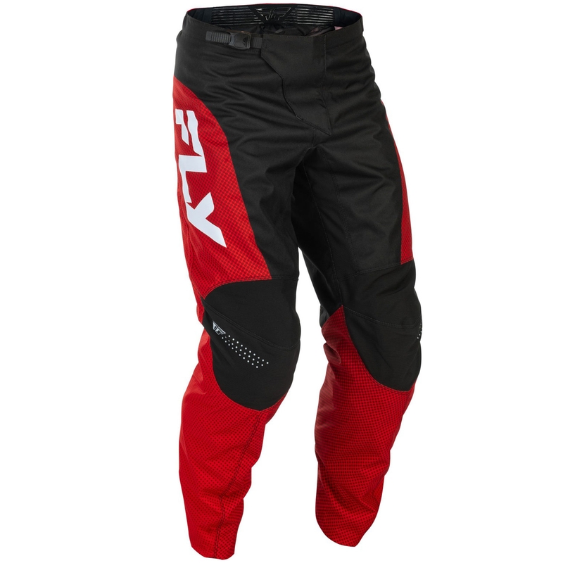 Motokrosové nohavice FLY Racing - USA F-16 červeno-čierno-biele