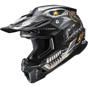 Motokrosová prilba HJC C50 Mecha Beast MC5SF čierno-šedá