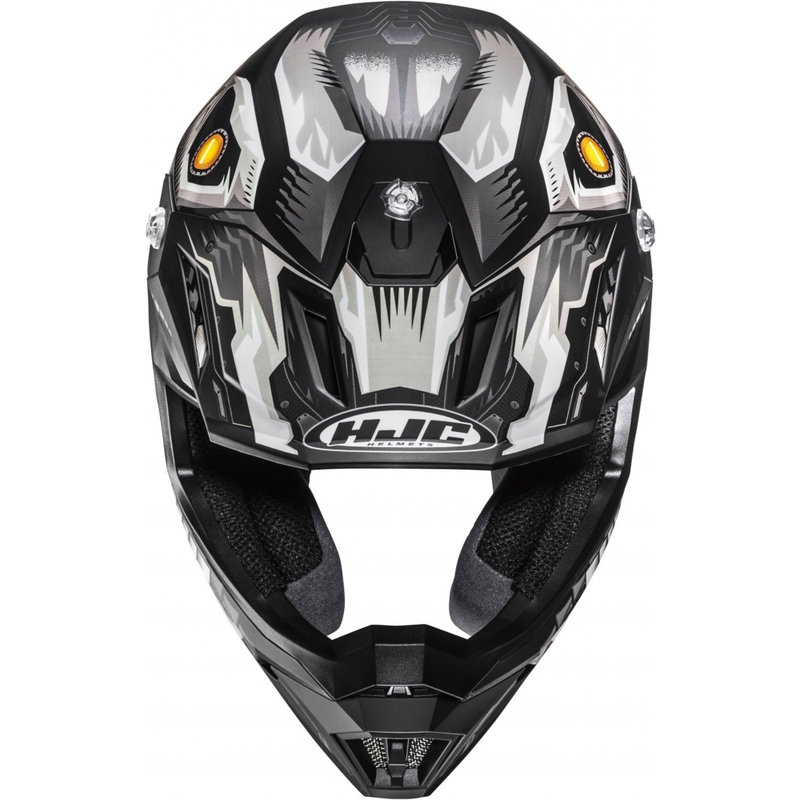 Motokrosová prilba HJC C50 Mecha Beast MC5SF čierno-šedá