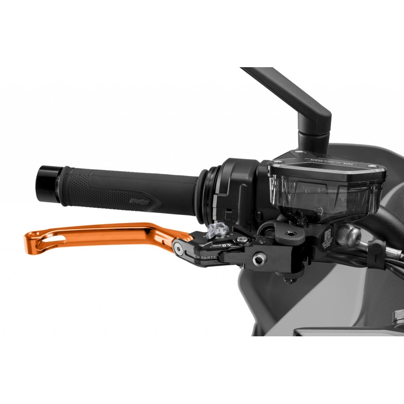 Páčka brzdy bez adaptéra PUIG 4.0 skladacie orange/titan