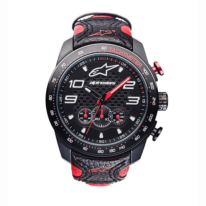 Hodinky Alpinestars Tech Race Chrono čierno-červené