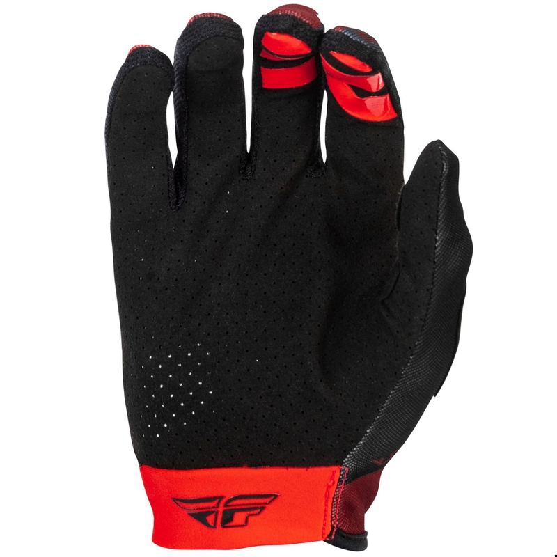 Motokrosové rukavice FLY Racing - USA Lite čierno-červené