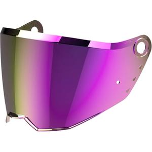 Plexi pre helmy Airoh Commander 2 irídiové zrkadlové