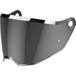 Plexi pre helmy Airoh Commander 2 strieborné zrkadlové