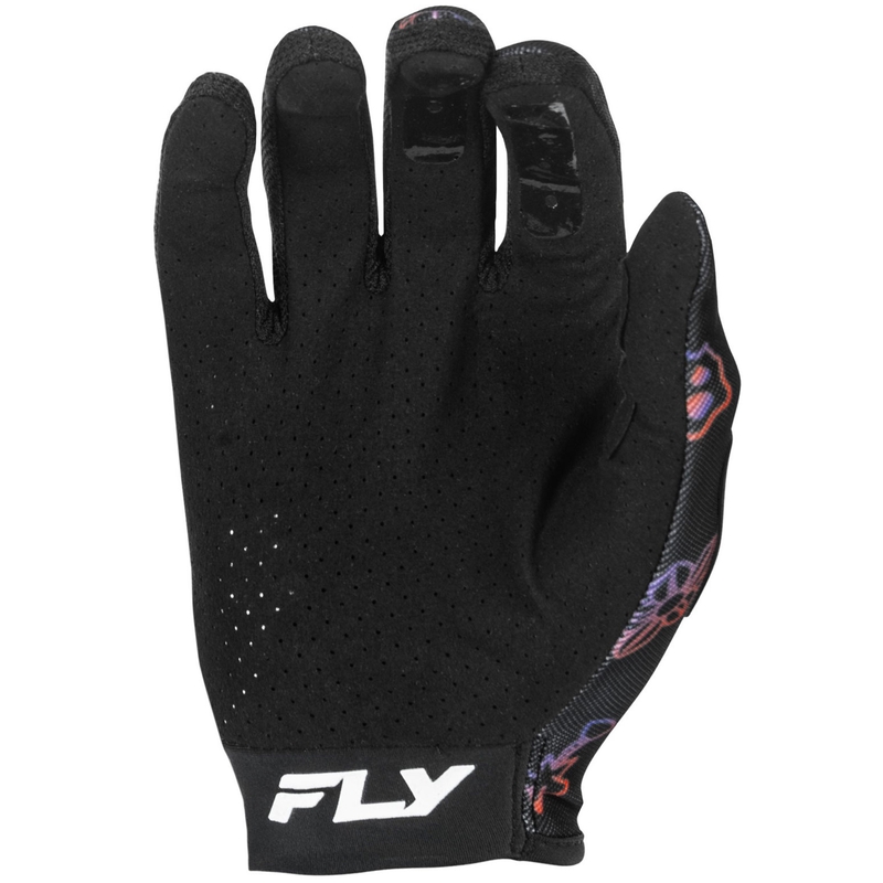 Motokrosové rukavice FLY Racing - USA Lite Outline čierno-červeno-fialové