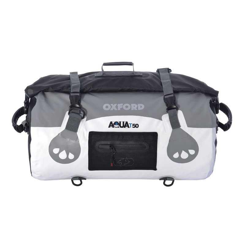 Vak odolný proti vode Oxford Aqua50 Roll Bag bielo-šedý