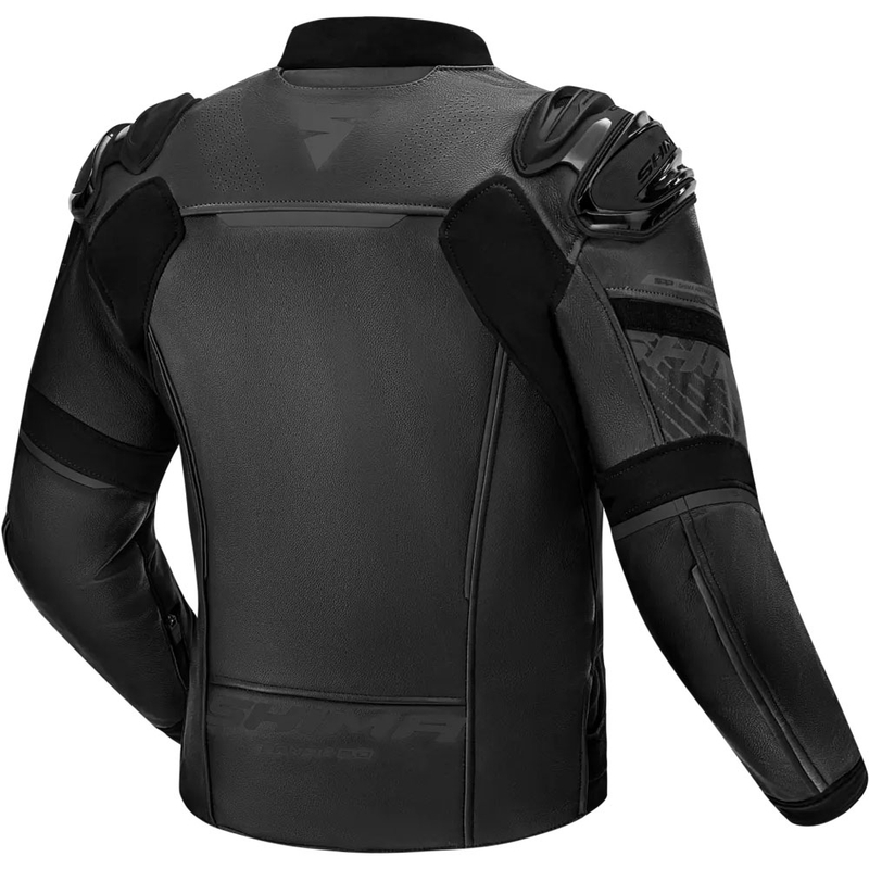 Kožená bunda na motorku Shima Bandit 2.0 čierno-čierna