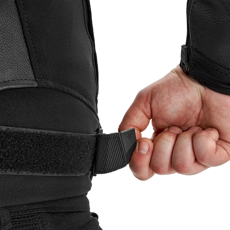Kožená bunda na motorku Shima Bandit 2.0 čierno-čierna