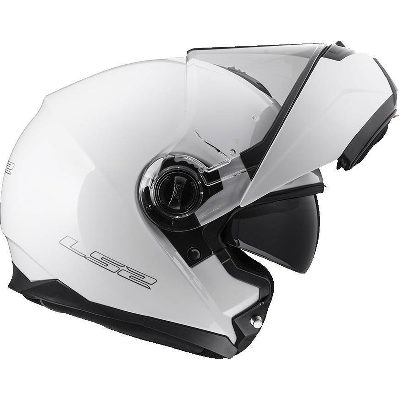 Odklápacia prilba na motocykel LS2 FF325 Strobe biela výpredaj