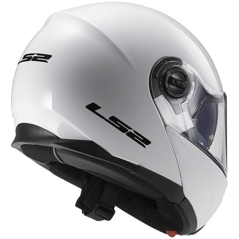 Odklápacia prilba na motocykel LS2 FF325 Strobe biela výpredaj