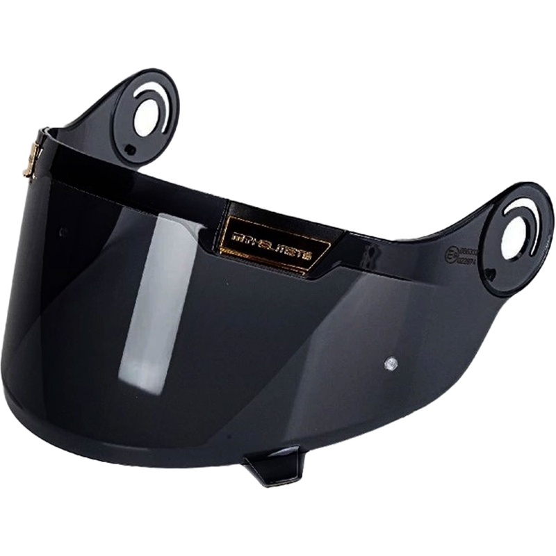Plexi MT-V-32 Max Vision pre helmy Jarama/Jarama SV tmavé so zlatými detailmi