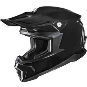 Motokrosová prilba HJC C50 Solid metalická čierna