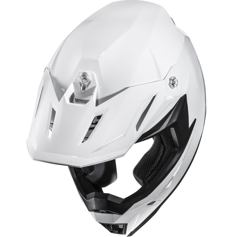 Motokrosová prilba HJC C50 Solid perleťovo biela