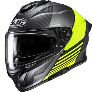 Integrálna helma na motorku HJC C71 Morix MC3HSF čierno-šedo-fluo žltá