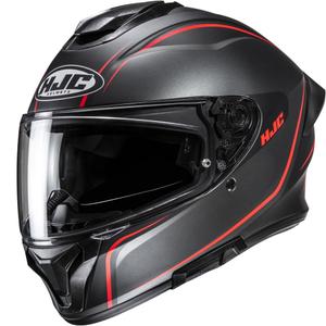 Integrálna helma na motorku HJC C71 Quez MC1SF čierno-červená