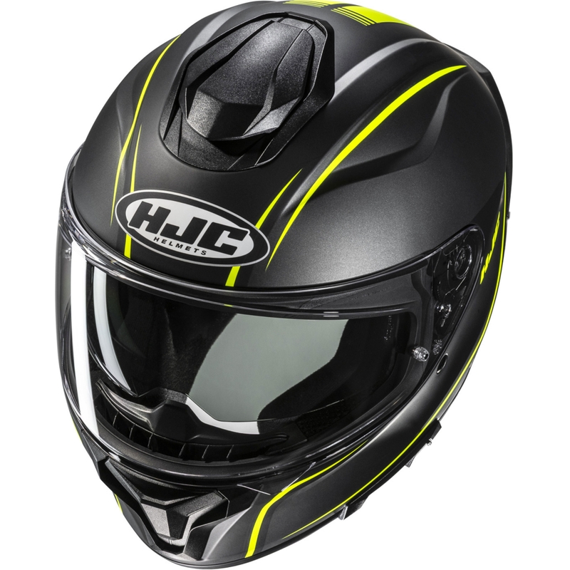 Integrálna helma na motorku HJC C71 Quez MC3HSF čierno-fluo žltá