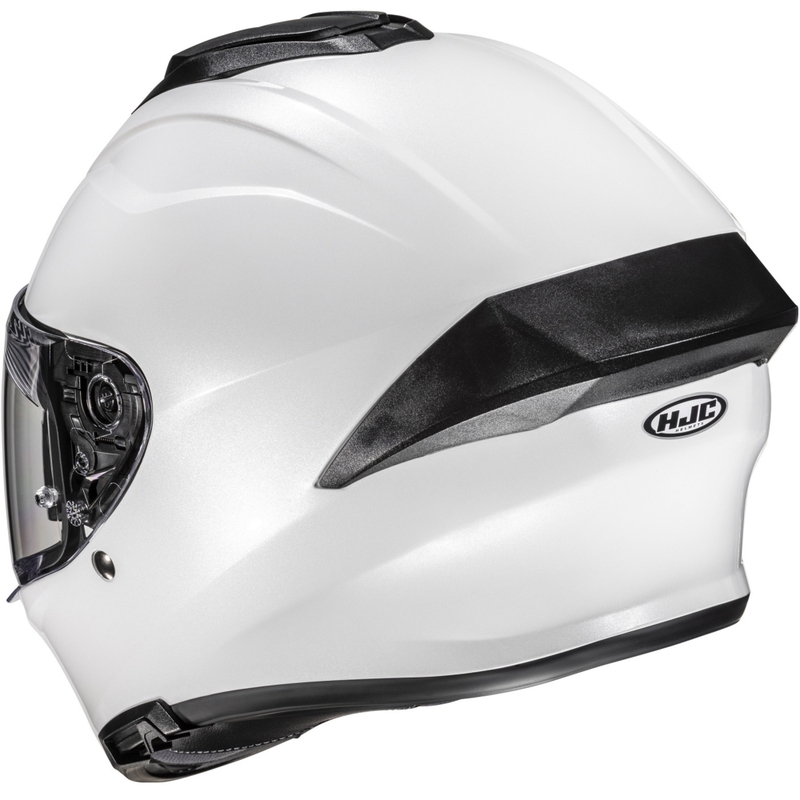 Integrálna helma na motorku HJC C71 Solid perleťovo biela