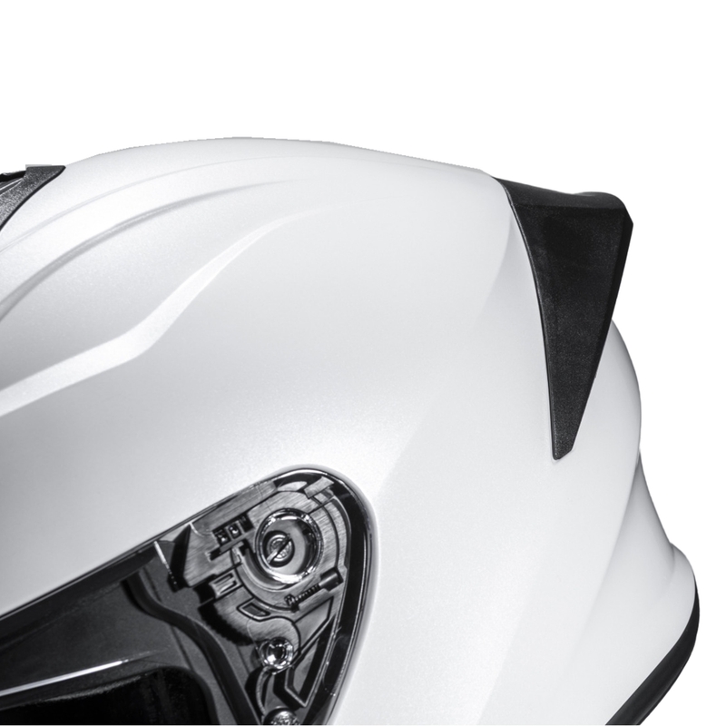 Integrálna helma na motorku HJC C71 Solid perleťovo biela