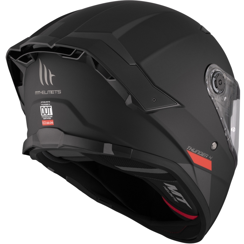 Integrálna prilba na motorku MT FF118SV Thunder 4 SV čierna matná